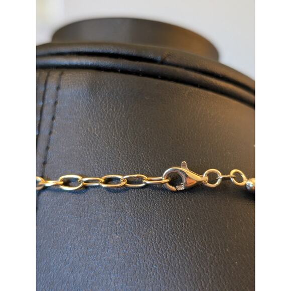 14k Multi-Strand Gold Flex Wire Pearl Enhanced Collar Necklace - Picture 8 of 13